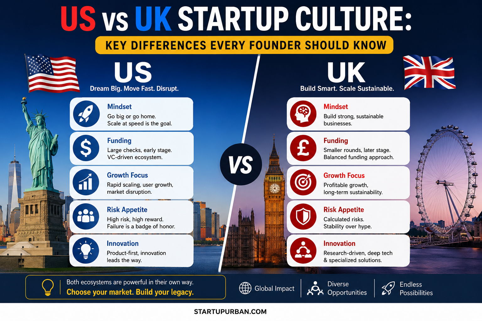 US vs UK Startup